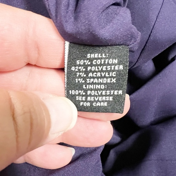 Rickie Freeman for Teri Jon Purple Tweed Pearl Accented Short Sleeve Midi Dress - Picture 5 of 6